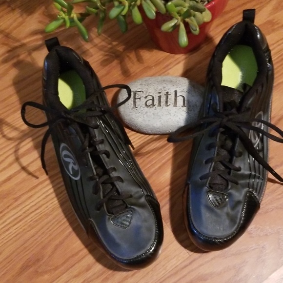 Rawlings chicane ll cleats 9 1/2 - Picture 2 of 4